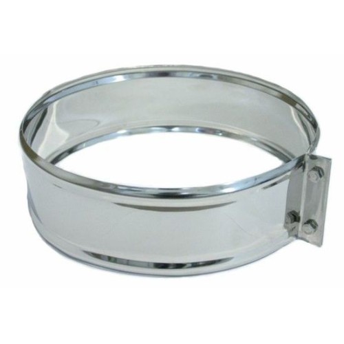 ХСН ф150 хомут стяжной из нержавеющей стали глянец