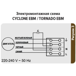 Tornado EBM 250 gray вентилятор канальный