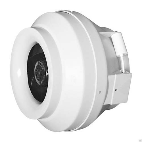 Вентилятор Ванвент ВКВ-125Р канальный пластиковый для круглых воздуховодов (350 m3/h)
