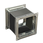 Гибкая вставка 280х280мм с фланцем для вентиляторов ВР 300-45 4,0 и ВЦ 14-45-4,0