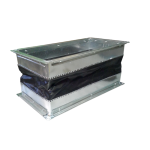 Гибкая вставка 155х220мм с фланцем для вентиляторов ВРВ 25