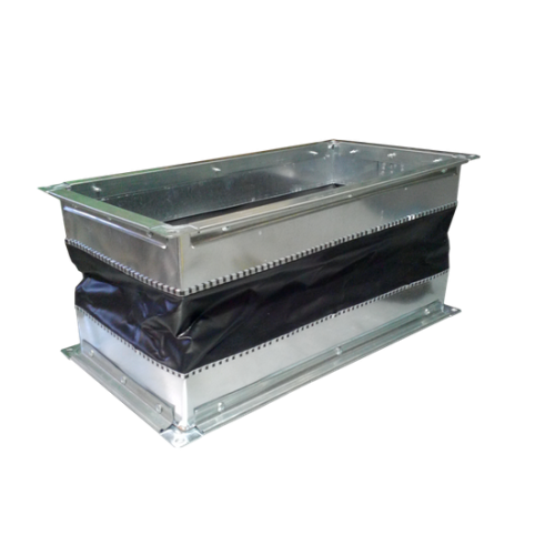 Гибкая вставка 150х255мм с фланцем для вентиляторов ВРВ 31