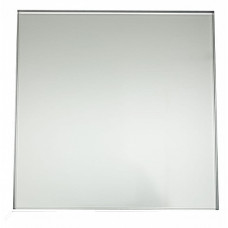 Панель стекло квадрат серебро матовый 160х160