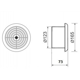 Вентилятор накладной MMotors JSC MM-S 120 жаростойкий (для бань, саун, хамам)