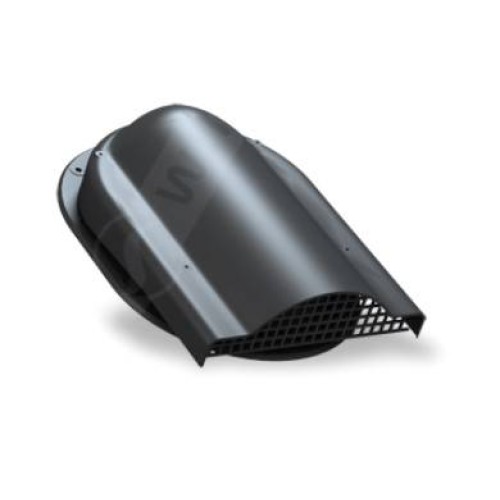 P-19-6 черный вентилятор подкровельного пространства для фальцевых, готовых битумных кровель, профнастила