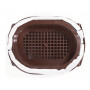Вентилятор подкровельного пространства для металлочерепицы, черепаха 352/250/115 шоколад