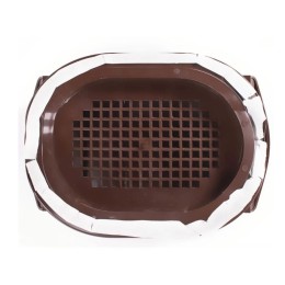 Вентилятор подкровельного пространства для металлочерепицы, черепаха 352/250/115 коричневый