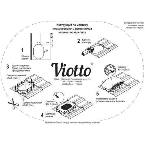 Вентилятор подкровельного пространства для мягкой кровли при монтаже, черепаха 469/370/145 серый графит