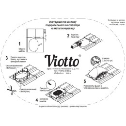 Вентилятор подкровельного пространства для мягкой кровли при монтаже, черепаха 469/370/145 черный