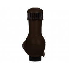 150/500 неизолированный темно-коричневый К65-10 с вентилятором для кровли из металлочерепицы