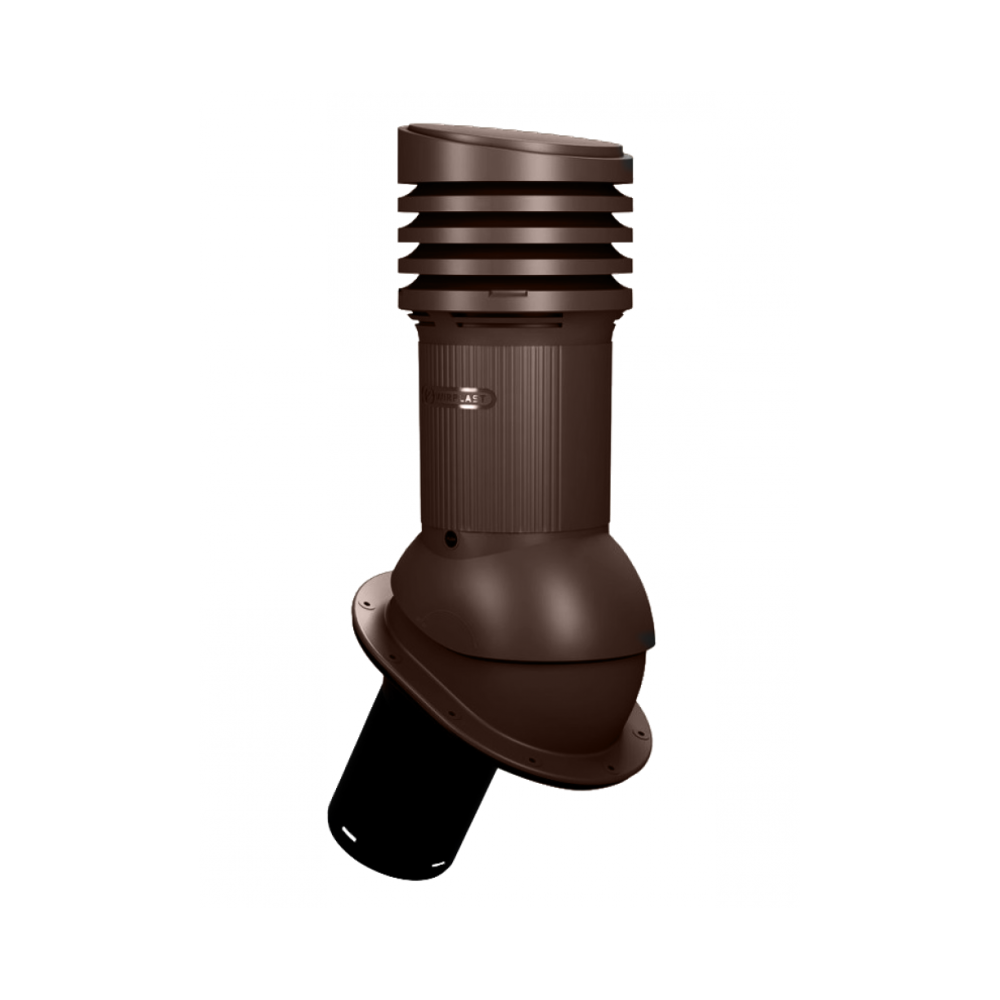 125/110 h500 изолированный коричневый E10-2 с проходным элементом для мягкой и фальцевой кровли