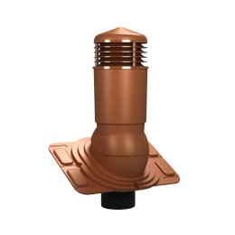 125/110 h500 изолированный коричневый К92-2 с проходным элементом для низкопрофильной металлической кровли