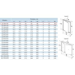 Л 10х10 Люк-дверца ревизионная 
