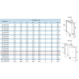 Л 30х60Р Люк-дверца ревизионная 