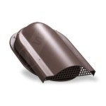 P-19-10 темно-коричневый вентилятор подкровельного пространства для фальцевых, готовых битумных кровель, профнастила