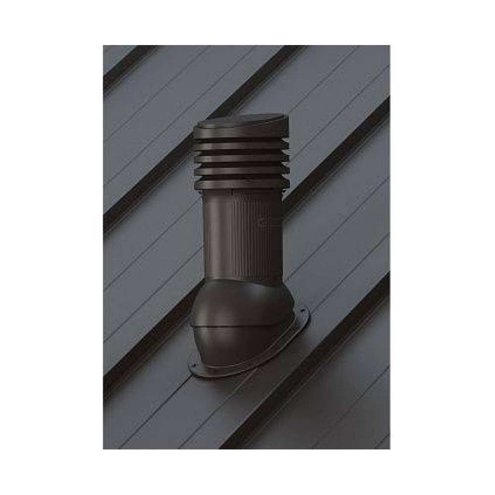 125/110 h500 изолированный коричневый E10-2 с проходным элементом для мягкой и фальцевой кровли