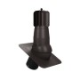 T01-AL-L-2 Вентвыход роторный коричневый неизолированный D150 Н 492,5 мм для гибкой битумной кровли (при монтаже)