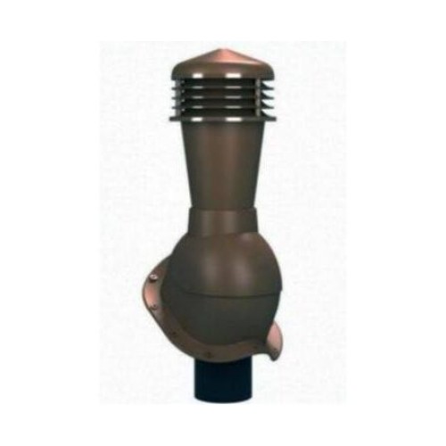 125/110 h500 неизолированный коричневый К94-2 с проходным элементом для кровли из металлочерепицы