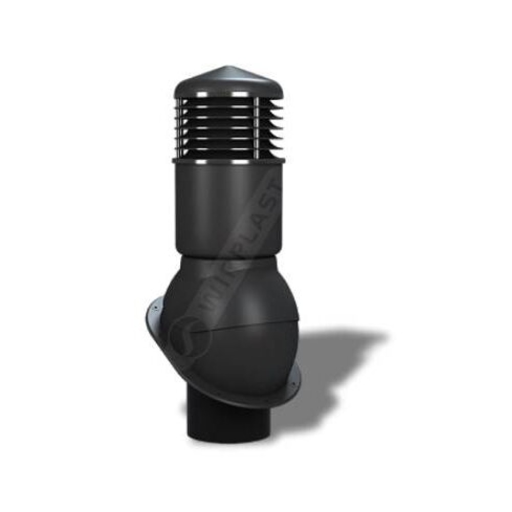 150/550 изолированный черный К54-6 с проходным элементом для мягкой и фальцевой кровли