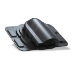 P-20-6 черный вентилятор подкровельного пространства для низкопрофильных (до 35 мм) металлических кровельных покрытий