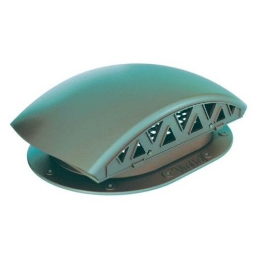 Вентилятор подкровельного пространства для готовой мягкой и фальцевой кровли, черепаха 352/250/115 зеленый мох