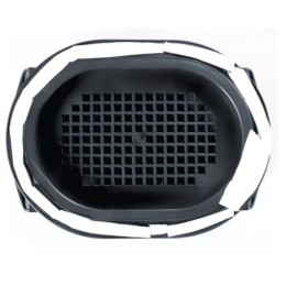 Вентилятор подкровельного пространства для готовой мягкой и фальцевой кровли, черепаха 352/250/115 серый графит