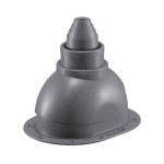 Антенный выход для готовой мягкой и фальцевой кровли 335\250\292 серый графит