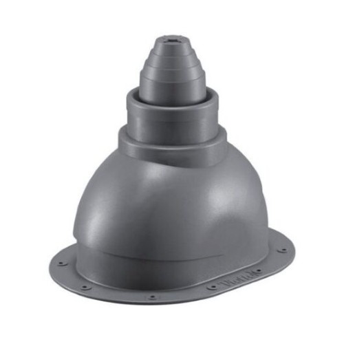 Антенный выход для готовой мягкой и фальцевой кровли 335\250\292 серый графит