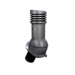 Е-30-1 Вентвыход серый D150 H-490 изолированный для кровли из металлочерепицы