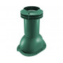 Выход вентиляции канализации для металлочерепицы 335\250\423 зеленый мох