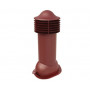 Труба вентиляционная для металлочерепицы d110мм, h-550мм утепленная, красное вино