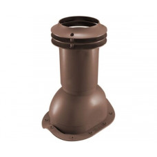 Выход вентиляции канализации для металлочерепицы 335\250\423 шоколад