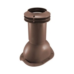 Выход вентиляции канализации для металлочерепицы 335\250\423 шоколад