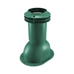 Выход вентиляции канализации для готовой мягкой и фальцевой кровли 335\250\423 зеленый мох