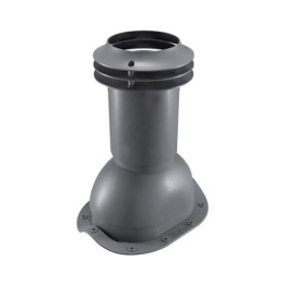 Выход вентиляции канализации для металлочерепицы 335\250\423 серый графит