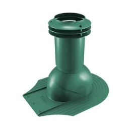 Выход вентиляции канализации для мягкой кровли при монтаже 469\370\423 зеленый мох