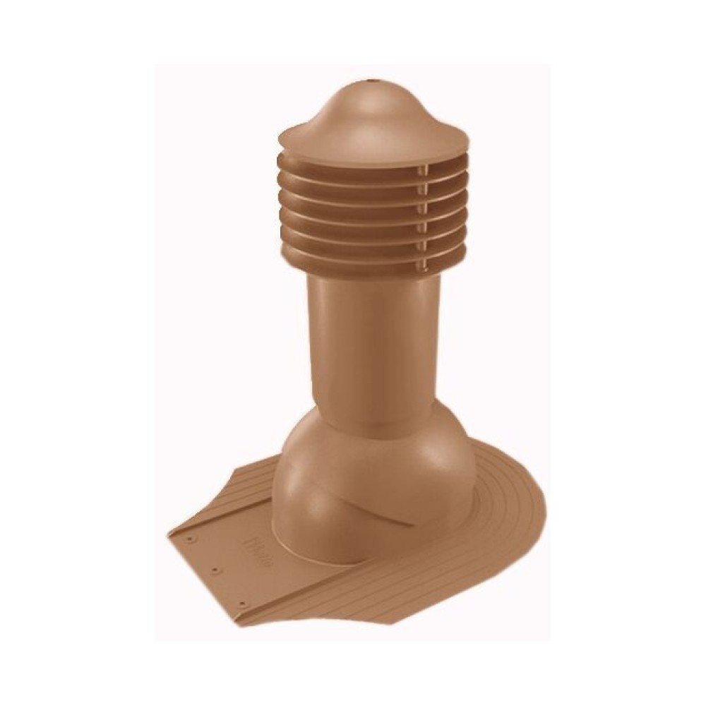 Труба вентиляционная для мягкой кровли при монтаже d125\110мм, h-650мм утепленная, кирпичная