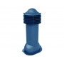 Труба вентиляционная для металлочерепицы d110мм, h-550мм утепленная, синяя