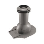 Выход вентиляции канализации для мягкой кровли при монтаже 469\370\423 коричневый