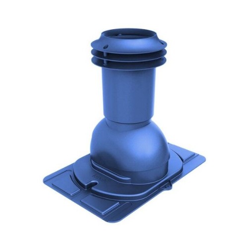 Выход вентиляции канализации с универсальным проходным элементом 460\334\445 синий