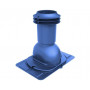 Выход вентиляции канализации с универсальным проходным элементом 460\334\445 синий