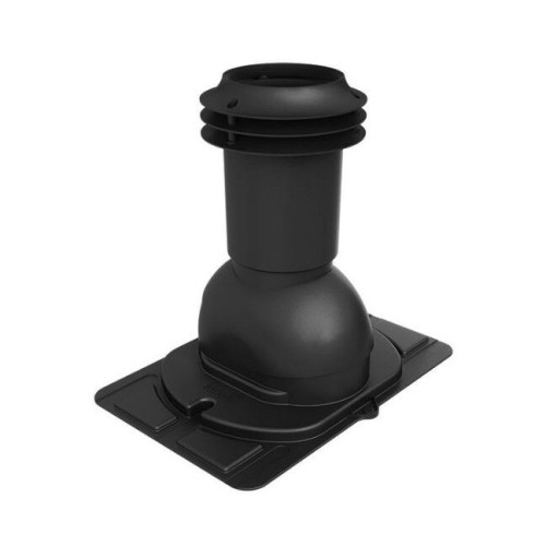 Выход вентиляции канализации с универсальным проходным элементом 460\334\445 черный