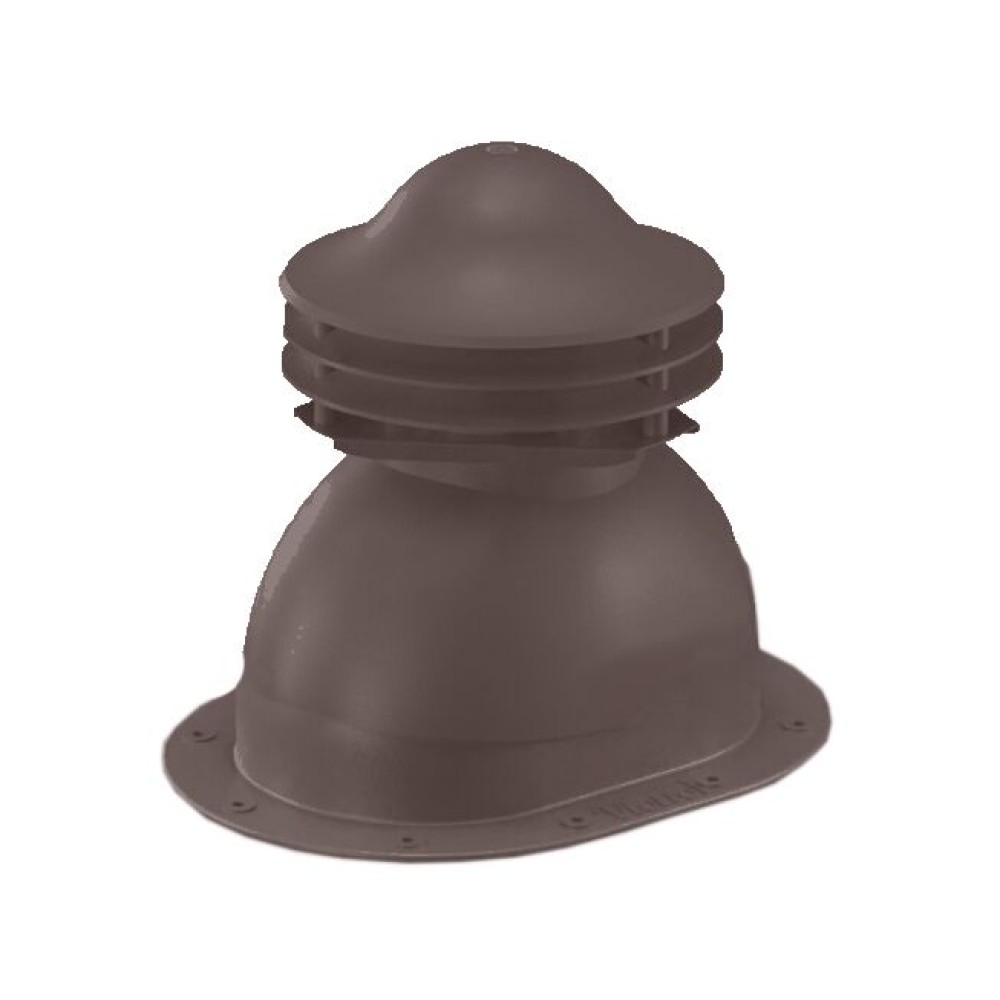 Универсальный выход вентиляции для готовой мягкой и фальцевой кровли 352\250\293 шоколад