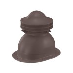 Универсальный выход вентиляции для готовой мягкой и фальцевой кровли 352\250\293 шоколад