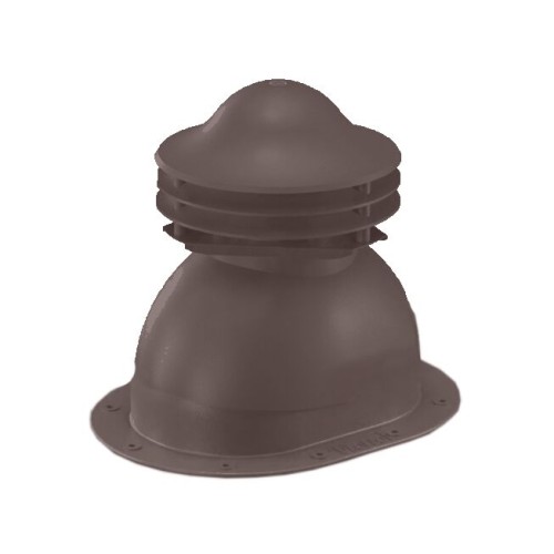 Универсальный выход вентиляции для готовой мягкой и фальцевой кровли 352\250\293 шоколад