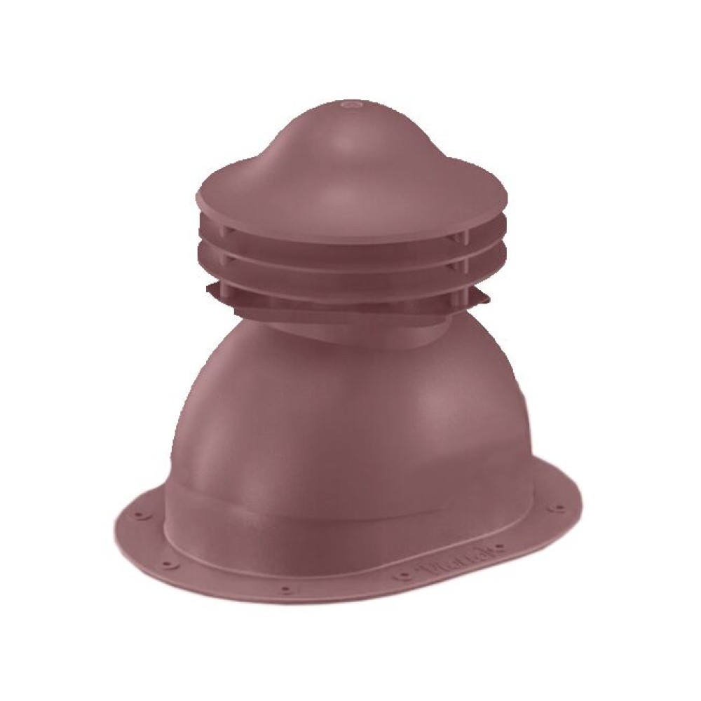 Универсальный выход вентиляции для готовой мягкой и фальцевой кровли 352\250\293 красное вино