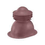 Универсальный выход вентиляции для готовой мягкой и фальцевой кровли 352\250\293 красное вино