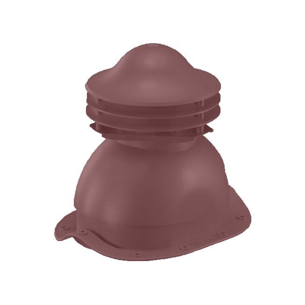 Универсальный выход вентиляции для металлочерепицы 352\250\293 красное вино