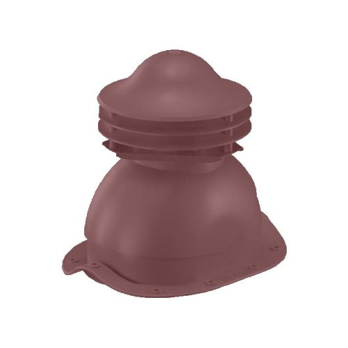 Универсальный выход вентиляции для металлочерепицы 352\250\293 красное вино