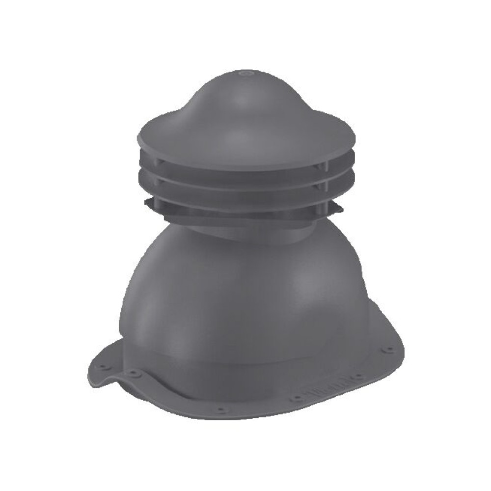 Универсальный выход вентиляции для металлочерепицы 352\250\293 серый графит